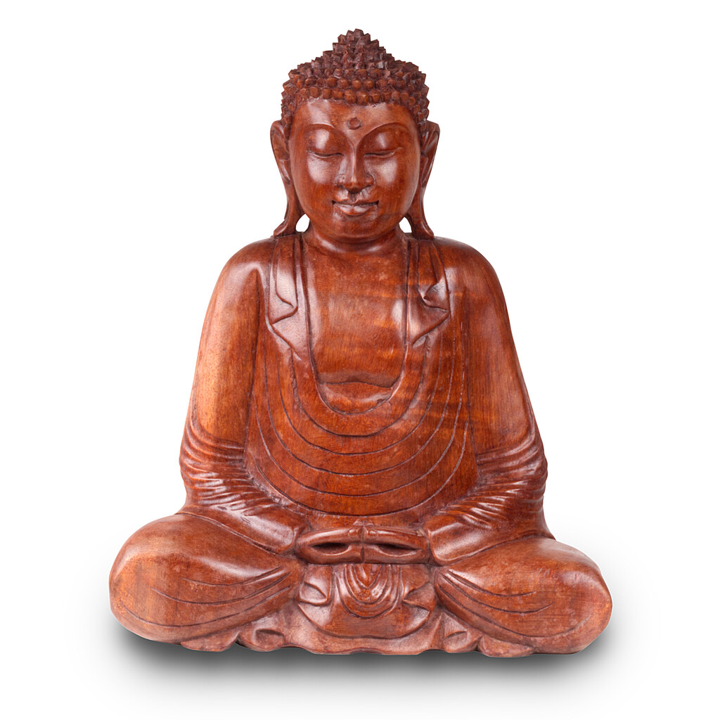 Buddha Dhayana Mudra 40 cm - dřevořezba