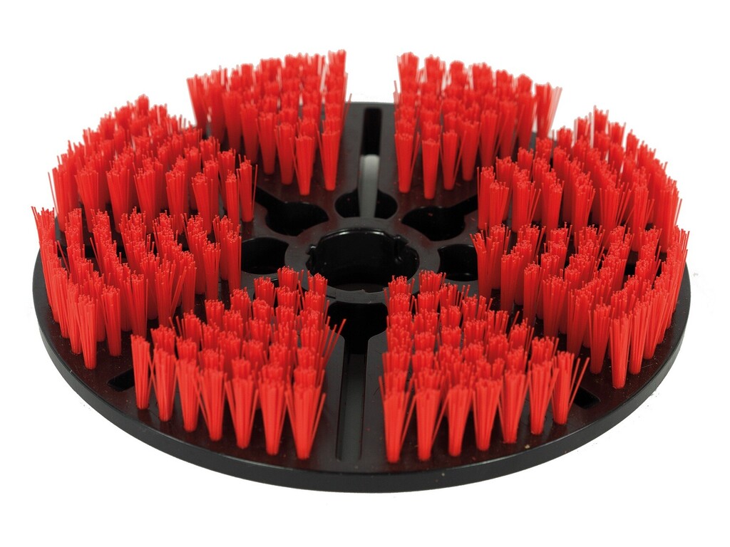 Červený kartáč tvrdý pro Biber 22