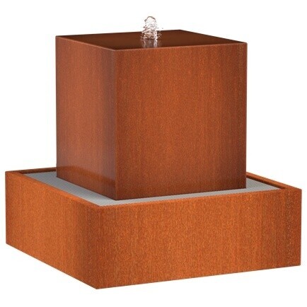 Cortenová fontána 70 x 70 cm