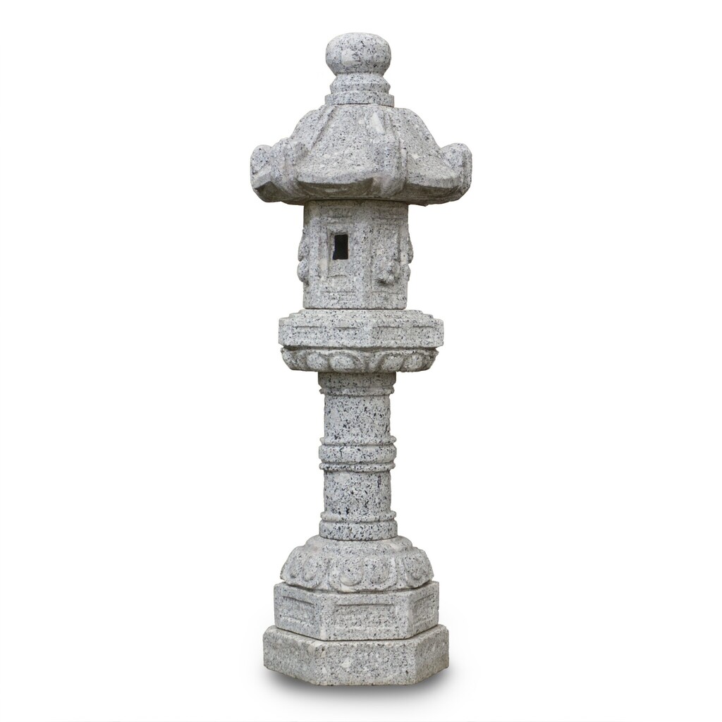 Japonská lampa Miyabi 90 cm - šedá žula