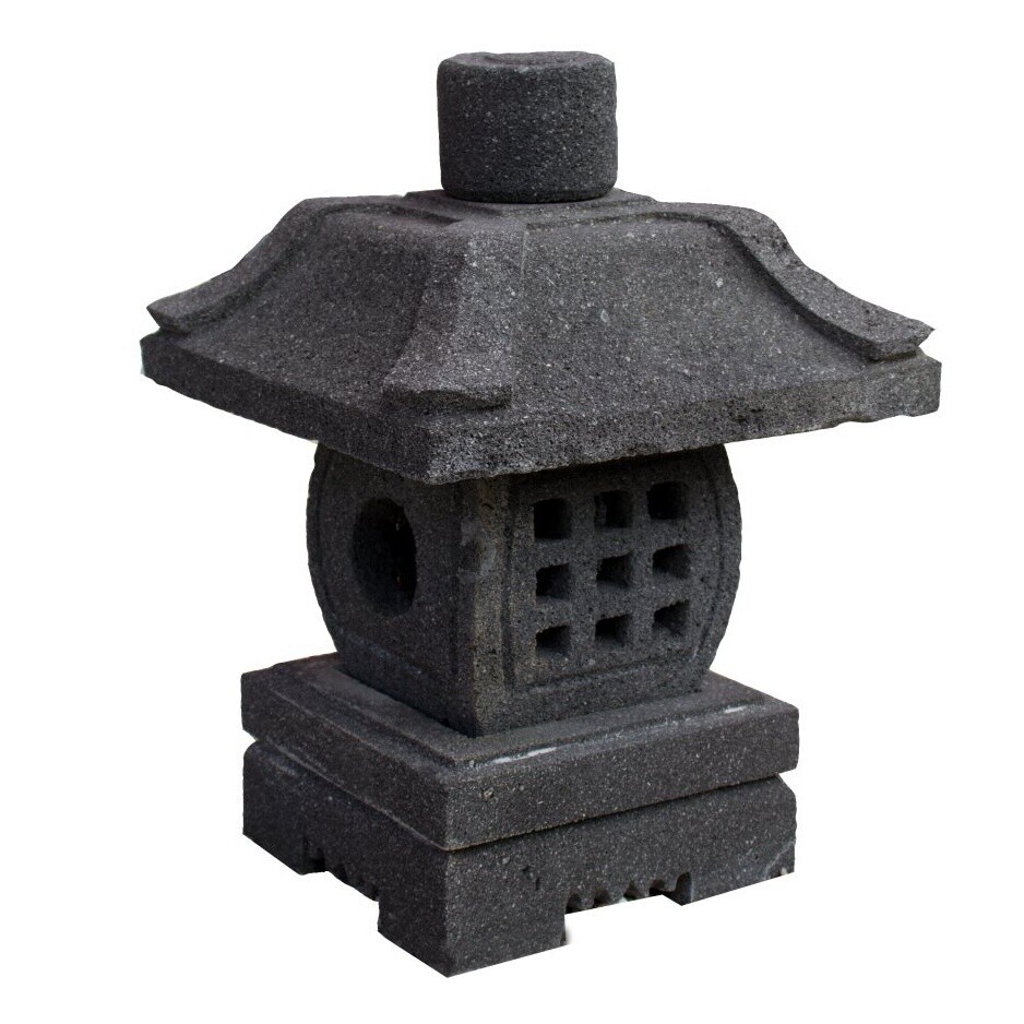 Japonská lampa Tenka Chaya 45 cm - láva