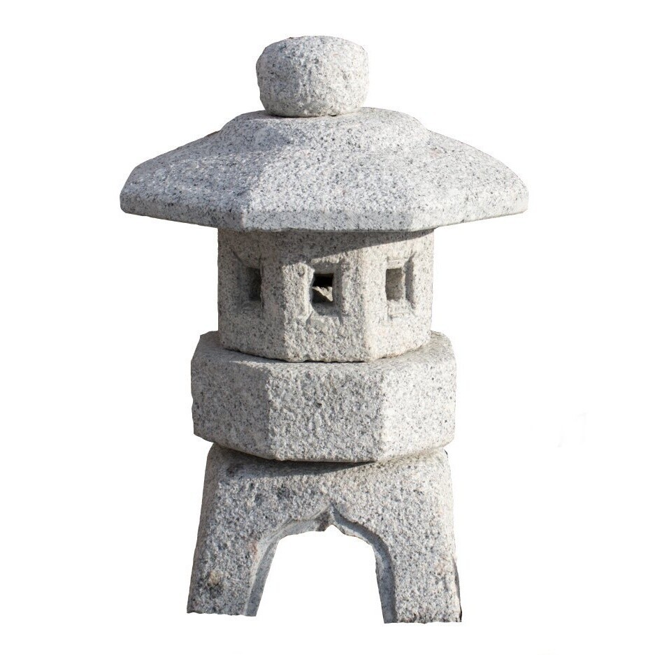 Japonská lucerna Sen Yu Ji lampa 60 cm - šedá žula