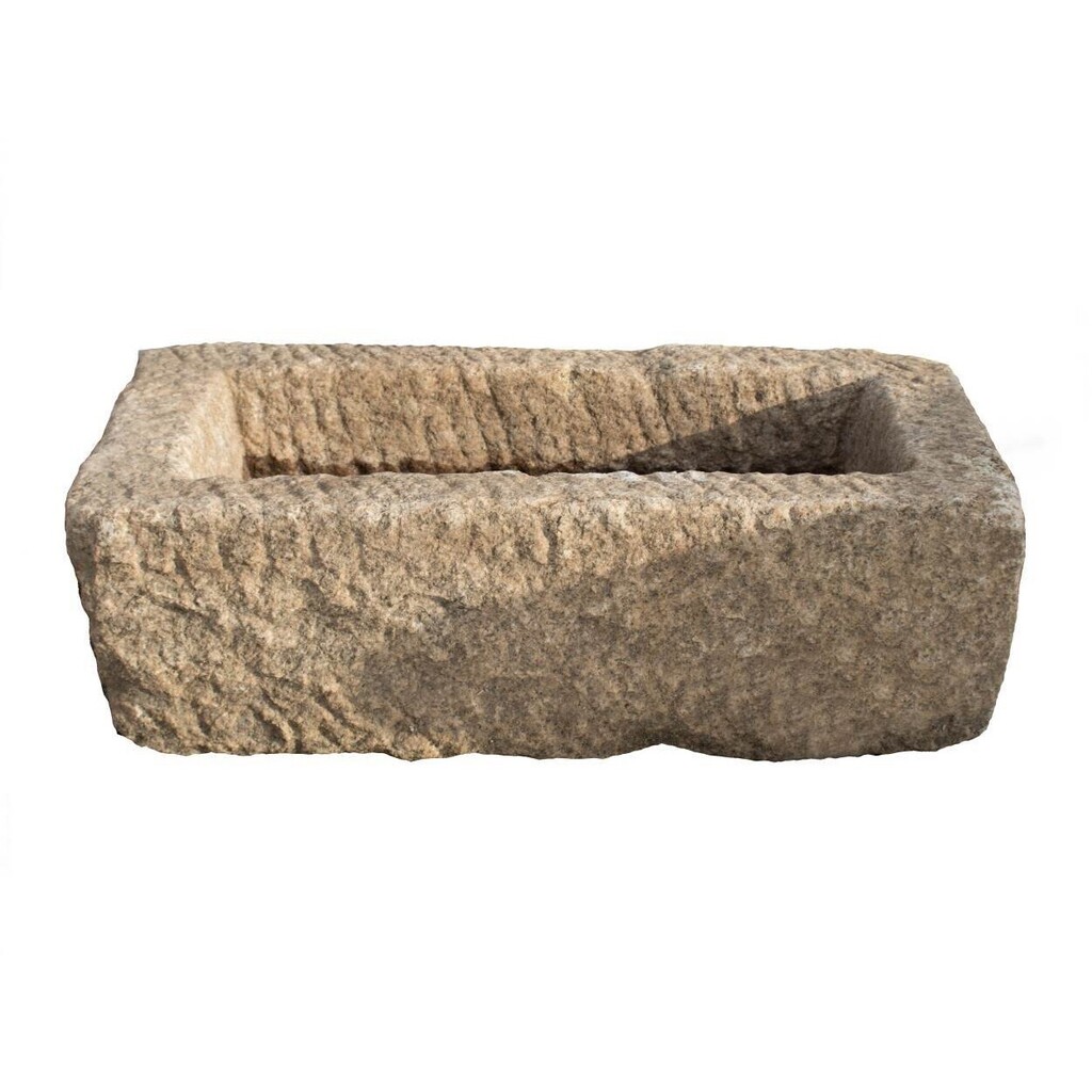 Malý žlab 55 x 30 x 20 cm - žlutá žula