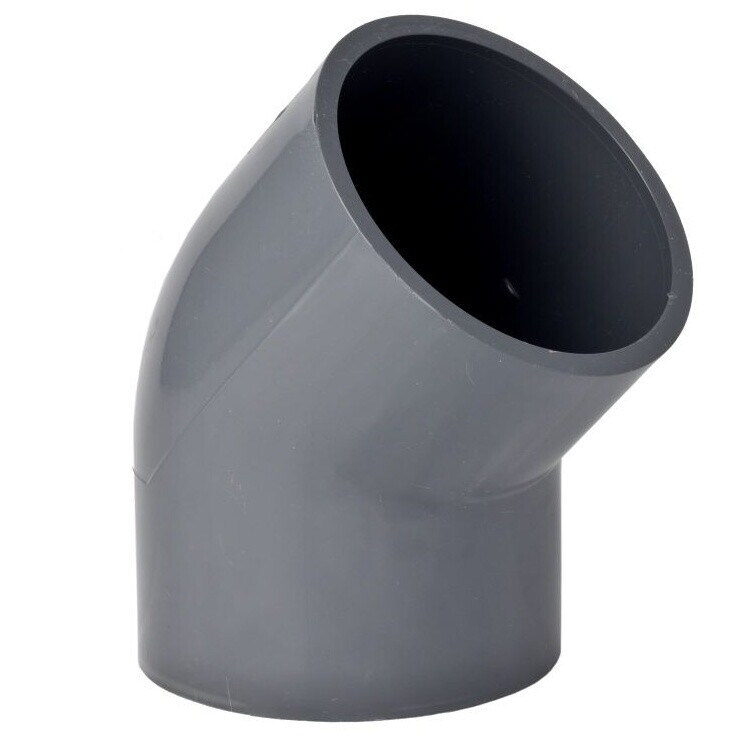 PVC koleno 90 mm 45° lepení x lepení