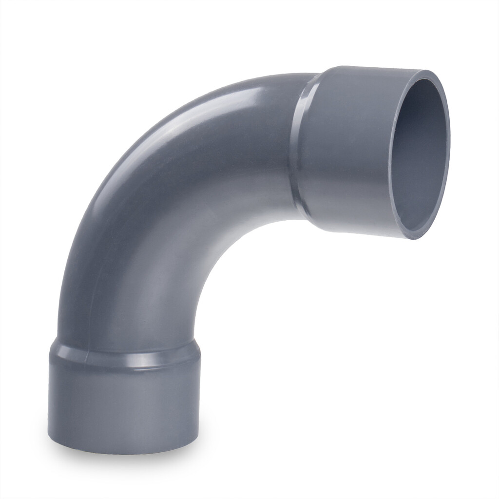 PVC oblouk 110 mm 90° lepení x lepení