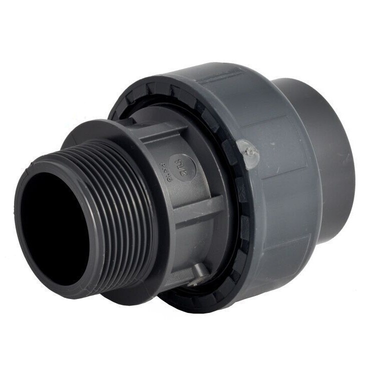 Levně PVC šroubení 50 mm lepení x 1½" vnější závit