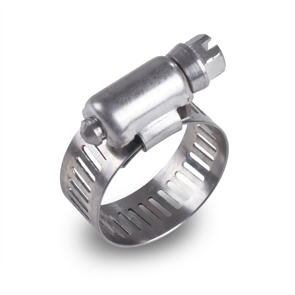 Stahovací spona na hadici 14 - 27 mm celonerezová