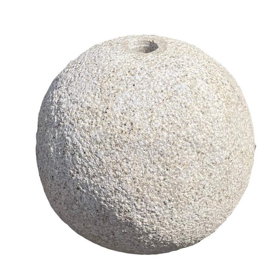 Vývěrová koule 30 cm - žlutá žula