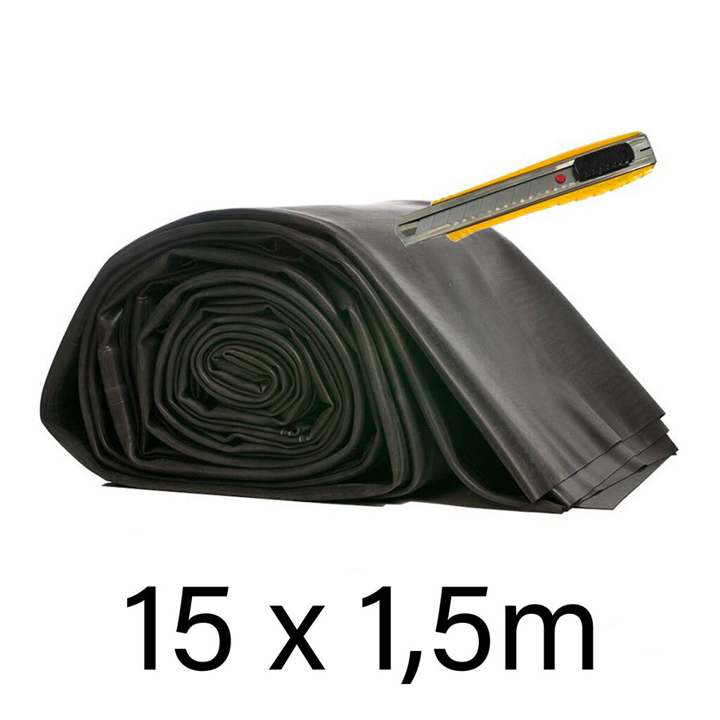 Zbytkový kus fólie 15x1,5 = 22,5 m²  (15 m šíře /1 mm EPDM SAKURA)