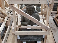 Buddha Vitarka Mudra 60 cm - přírodní kámen