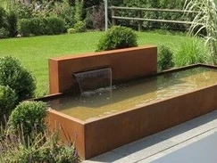 Cortenová nadzemní nádrž 200 x 80 x 40 cm