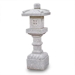 Japonská lampa Eitokoji 120 cm - šedá žula