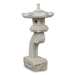 Japonská lampa Rankei 105 cm - žlutá žula