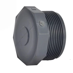 PVC zátka 63 mm x vnější závit 2"