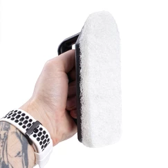 Škrabka na čištění jezírek a bazénů - černá