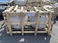 Vývěrová koule 30 cm- šedá žula