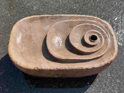 Vývěrový kámen 51 x 20 x 30 cm - žlutý pískovec