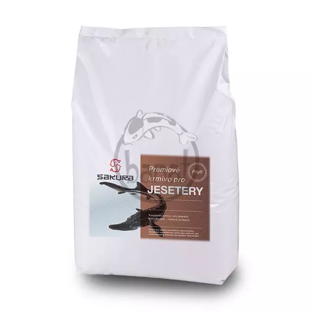 Krmivo pro jesetery - 9 mm pytel 25 kg