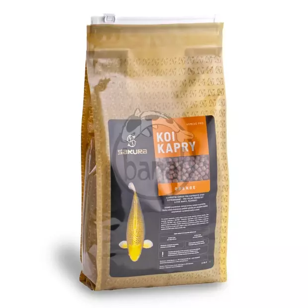 Orange - 6 mm (1500 g) krmivo pro koi