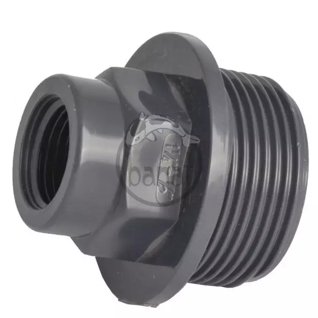 PVC přechodový nipl vnější závit 5/4" x vnitřní závit 1⁄2"