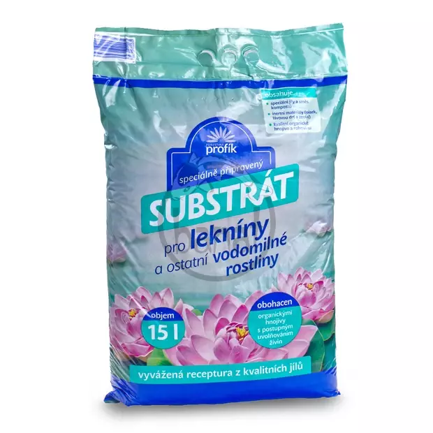 Substrát pro lekníny a vodomilné rostliny 15 l