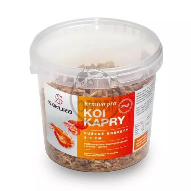 Sušené krevety 2-3 cm 2 l 250 g