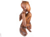 Abstraktní socha domorodec 60 cm - dřevořezba