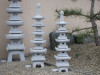 Tokushu Go Ju Tou Pagoda 120 cm - šedá žula