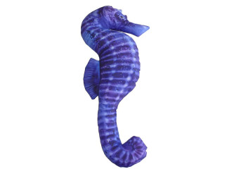 Polštář Koníček mořský, modrý 60 cm