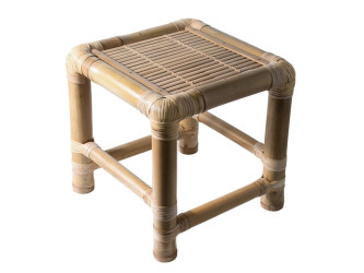 Bambusová stolička 40x40cm - světlá