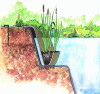 Jutová kapsa pro výsadbu vodních a bahenních rostlin