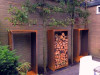 Cortenový dřevník 120 x 40 x 100 cm