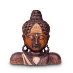 Busta buddhy 50 cm - dřevořezba