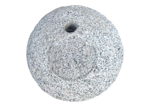 Vývěrová koule 60 cm- šedá žula
