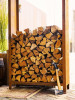 Cortenový dřevník 150 x 40 x 100 cm