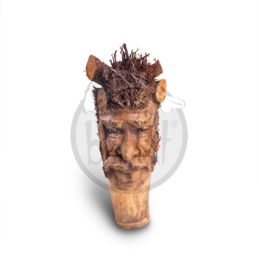 Maska z kořene bambusu 30-35 cm