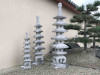 Pagoda tesaná 90 cm - žula