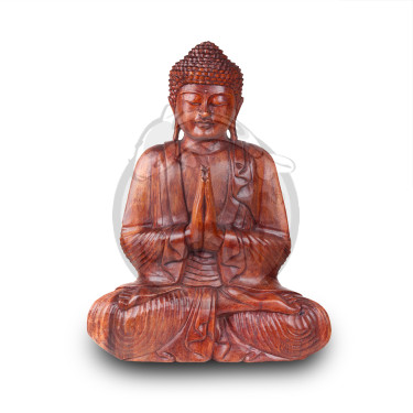 Buddha Atmandiali Mudra 60 cm - dřevořezba