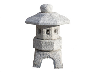 JaponskÃ¡ lucerna Sen Yu Ji lampa 60 cm - Å¡edÃ½ granit