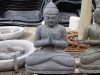 Buddha Atmandiali Mudra 60 cm - river stone 