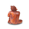 Buddha s nakloněnou hlavou 20 cm - dřevořezba