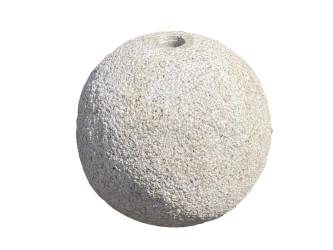 Vývěrová koule 40 cm- žlutý granit