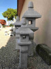 Japonská lampa Oribe 90 cm - žula