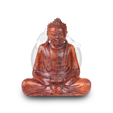 Buddha Dhayana Mudra 20 cm - dřevořezba