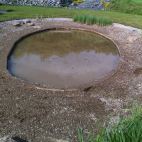 |4116|Takhle dopadne každé  jezírko když je v nejnižším místě zahrady a není vyřešena ochrana před povrchovou vodou. | Fotogalerie hrůzy...